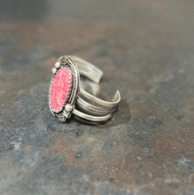 Cuff: Rhodochrosite (Thulite) and Pearls