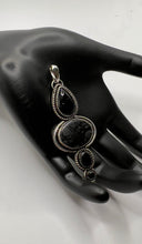 Picasso Jasper, Obsidian and Onyx pendant