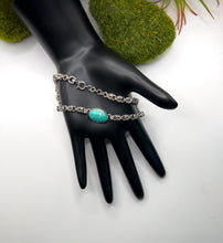 Custom: Turquoise Byzantine: Anklet and Earring set