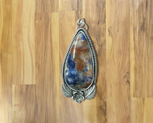 Sodalite Floral Pendant