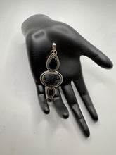 Picasso Jasper, Obsidian and Onyx pendant