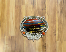 Iron Tiger Eye and Red Jasper: Death Moth