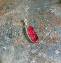 Ruby Beryl Pendant