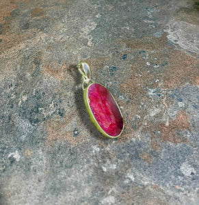 Ruby Beryl Pendant
