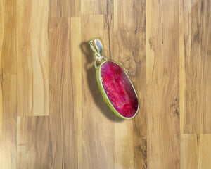Ruby Beryl Pendant