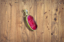 Ruby Beryl Pendant