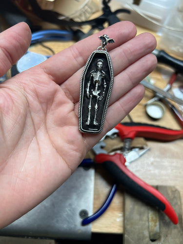 Sterling Silver Cast Skeleton