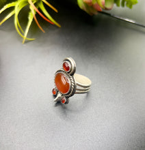 Carnelian Fox Statement Ring