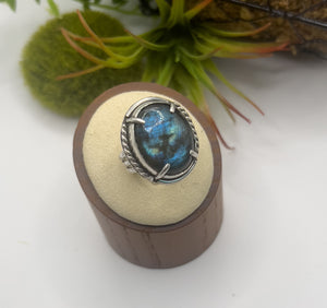 Labradorite Statement Ring