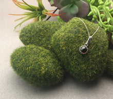 8mm Gallery Pendant with Coordinating Stud Earrings, Various Stones