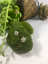 Post Earrings: Roses