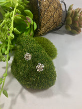 Post Earrings: Roses