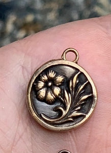 Bronze Floral Pendant