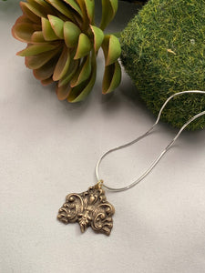 Bronze Flourish Pendant