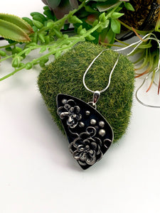 Hand-Cast Succulent Abstract Pendant