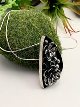 Hand-Cast Succulent Abstract Pendant