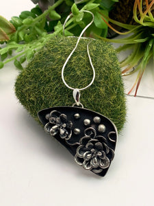 Hand-Cast Succulent Abstract Pendant