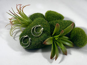 Patterned Hoop Earrings