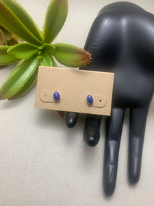4x6mm Post Earrings: Various Stones Available