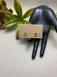 4x6mm Post Earrings: Various Stones Available