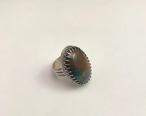 Bloodstone with Triple-Split Shank