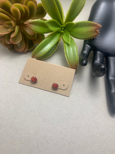 6mm Post Earrings: Various Stones Available