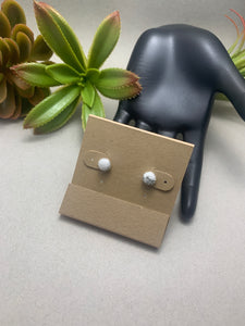 6mm Post Earrings: Various Stones Available
