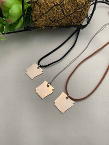 Handcrafted Sterling Silver Arkansas Pendant