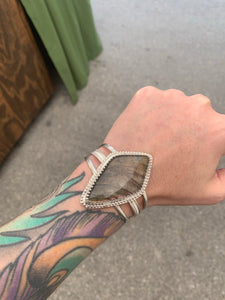 Labradorite split cuff