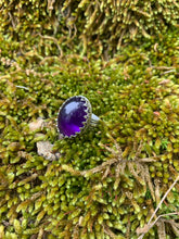 Amethyst with Floral Band