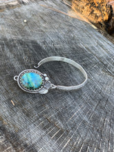Cuff: Labradorite with Flower Detailing