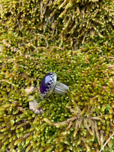 Amethyst with Floral Band