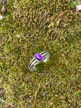 Triple split cuff: Amethyst