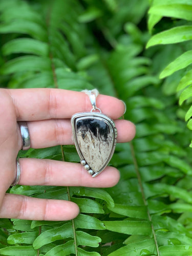 Fossilized Palm Root Pendant