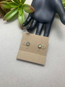 6mm Post Earrings: Various Stones Available