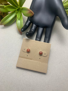 6mm Post Earrings: Various Stones Available