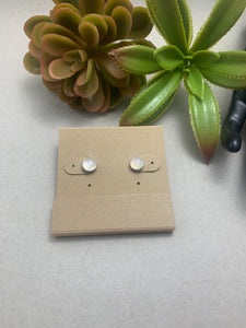 6mm Post Earrings: Various Stones Available