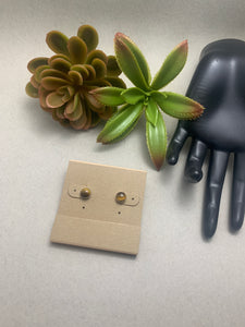 6mm Post Earrings: Various Stones Available